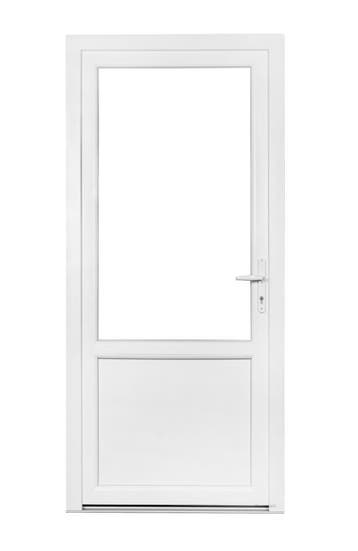 Deur wit 2/3 glas Premium b98 x h215 cm L., 80 tot 100 cm, 215 cm of meer, Nieuw, Ophalen of Verzenden