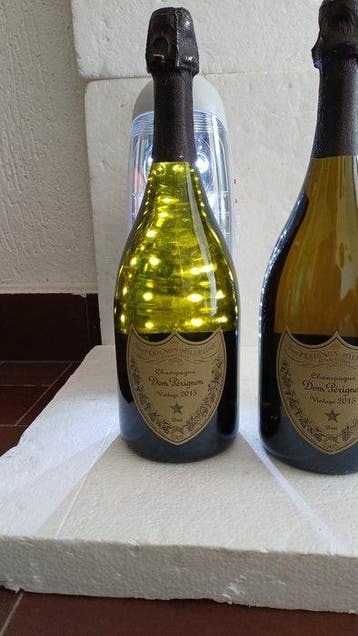 2015 Dom Pérignon - Champagne Brut - 2 Bouteilles (0,75 L), Verzamelen, Wijnen, Nieuw