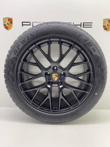 Porsche Macan ORIGINELE 20 Spyder GTS met winterbanden 8 mm, Ophalen, Banden en Velgen