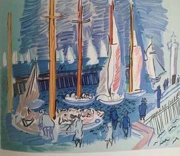 Raoul Dufy (1877-1953), daprès - Marrakech - Petit port en