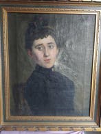 Franse school (XIX) - Ritratto di donna