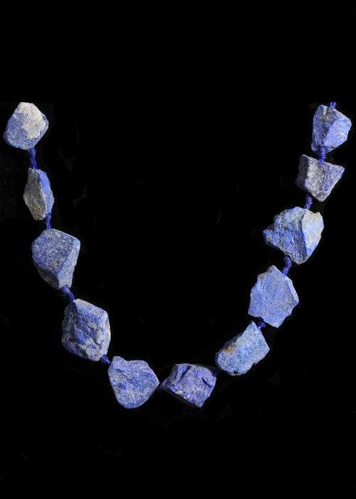 West-Aziatisch lapis lazuli Kralenketting (Zonder, Antiek en Kunst, Antiek | Overige Antiek