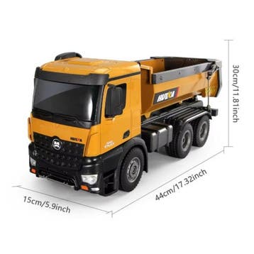 RC Dumper Vrachtwagen met Afstandsbediening - Bestuurbaar, Hobby en Vrije tijd, Verzenden, Nieuw