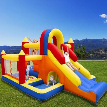 XXL Ballsea Springkasteel: Retour deal, nergens goedkoper!, Verzenden