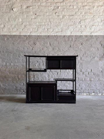 Vitrinekast - Hout - Japan - Elegante antieke Japans Shitan