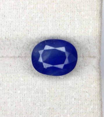 Zonder minimumprijs - 1 pcs Blauw Saffier - 3.68 ct - Lotus