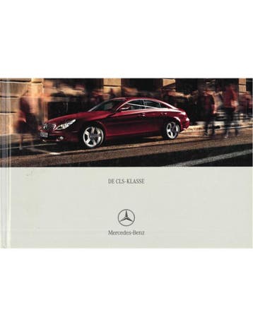 2005 MERCEDES BENZ CLS KLASSE HARDCOVER BROCHURE NEDERLANDS, Ophalen of Verzenden, Nieuw