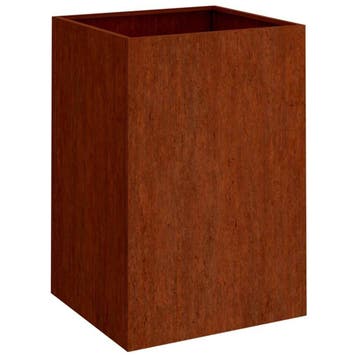 Plantenbak cortenstaal 42x38x75 cm - Nu met 24% korting!..., Tuin en Terras, Gebruikt, Verzenden, Minder dan 60 cm, Metaal
