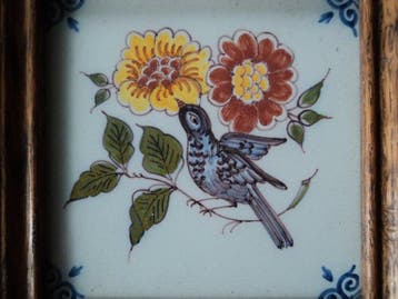 Tegel (6) - Makkum Tichelaar - 1960-1970, Antiek en Kunst