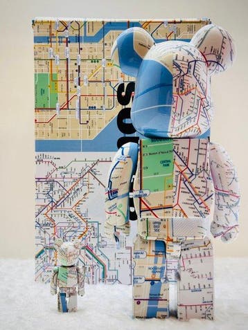 Medicom toy - BE@RBRICK 400% & 100% atmos SUBWAY (TOKYO &