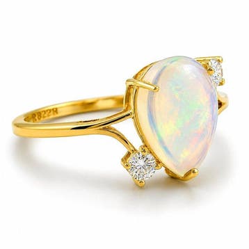 Zonder minimumprijs - Ring - 14 karaat Geel goud - 1.57ct., Nieuw