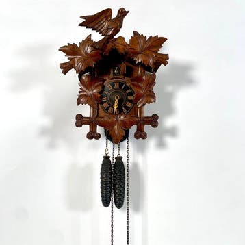 Koekoeksklok - Antiek Hout - 1920-1930, Antiek en Kunst, Antiek | Klokken