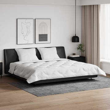 vidaXL Dekbed met Kussens met kussen 3 st Wit Microfiber en, Verzenden