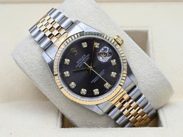 Rolex Datejust Ref. 16233 Year 2000 (Box & Papers), Handtassen en Accessoires, Horloges | Heren, Rolex, Polshorloge, Ophalen of Verzenden