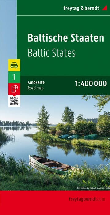 F&B Wegenkaart Baltische Staten / F&B Wegenkaarten, Verzenden, Zo goed als nieuw