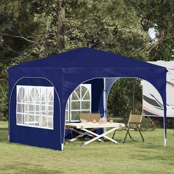 vidaXL Pop-up Feesttent 290 x 290 x 245 cm Blauw, Verzenden