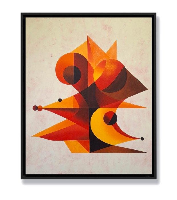 B. Morales - Kaleidoscope - XL, Antiquités & Art, Art | Peinture | Moderne