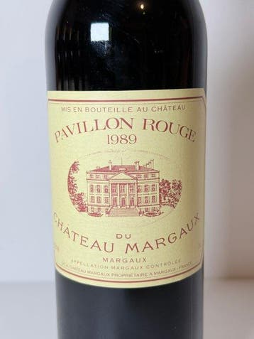 1989 Pavillon Rouge du Château Margaux, 2nd wine Ch. Margaux, Collections, Vins