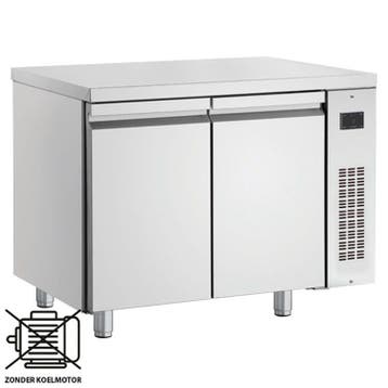 Koelwerkbank | 270L | 2 Deuren (1/1 GN) | 0°C/+10°C  | Voor, Verzenden, Nieuw in verpakking
