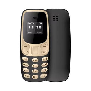 BM10 Mini Telefoon - 0.66 inch HD Scherm - Dual SIM -, Verzenden, Nieuw