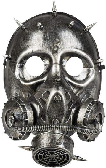 Steampunk gasmasker, Verzenden, Nieuw