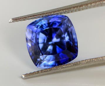 Blauw Saffier - 3.93 ct - Gem research Swiss Lab (GRS) - Sri, Nieuw