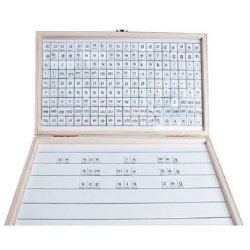 Magnetische Letterdoos (incl extra plaat), Verzenden, Nieuw