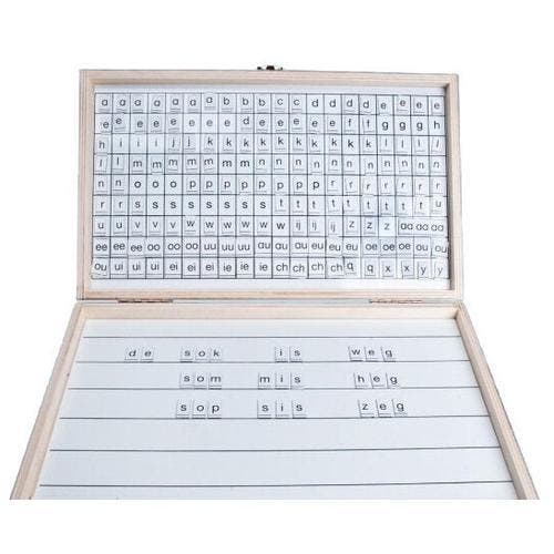 Magnetische Letterdoos (incl extra plaat), Livres, Livres scolaires, Envoi