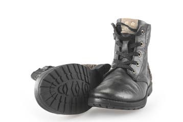 Muyters Veterboots Meisjes in maat 33 Zwart, Verzenden, Jongen of Meisje, Schoenen, Nieuw