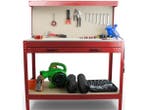 Veiling - Werkbank Rood - Incl. Prikbord en Lade, Doe-het-zelf en Bouw, Nieuw