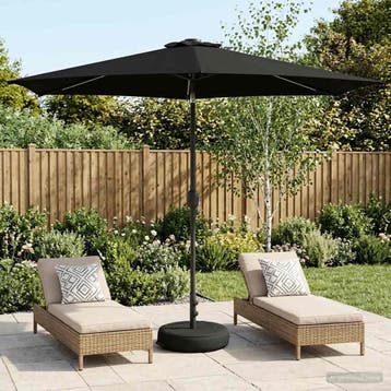 vidaXL Tuinhaard met LED-verlichting en basis 300 x 300 cm, Verzenden