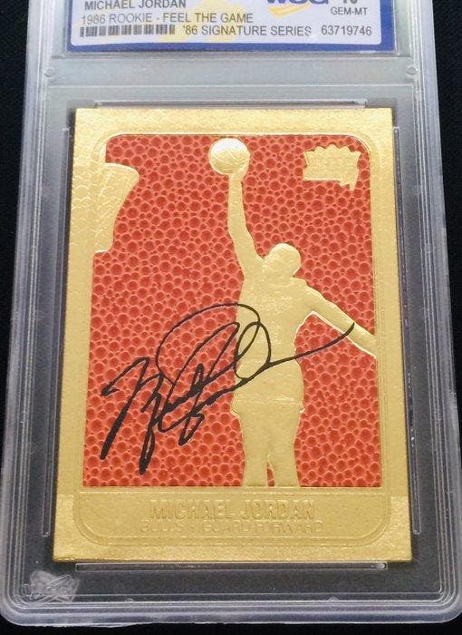 1996/97 Fleer Michael Jordan 1986 Rookie - Gold Card ( 24K ), Collections, Autocollants