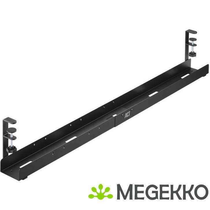 ACT AC8376 kabelgoot Rechte kabelgoot Zwart, Computers en Software, Pc- en Netwerkkabels, Nieuw, Verzenden
