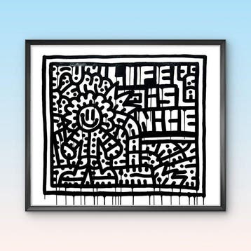 Nuno Barbedo (1983) - Life is nice (XL Size Painting)