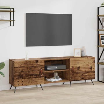vidaXL TV Kast 150 x 30 x 50 cm Oud hout Bewerkt hout, Huis en Inrichting, Verzenden, Nieuw