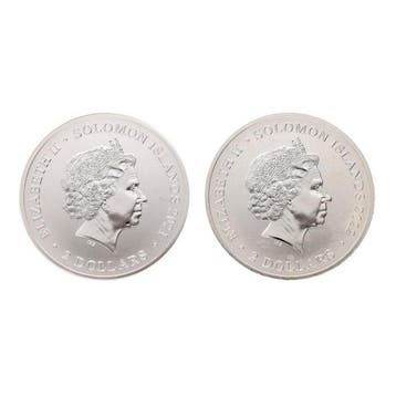 Salomonseilanden. 2 Dollars 2021/2022 - Anne Bonny & Mary