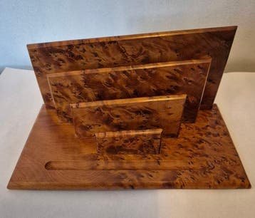 Ensemble de bureau (8) - Bois - Loupe dorme