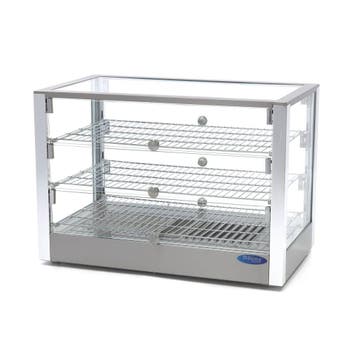 Vitrine chaude - 115 L - 70 cm - 3 étagères, Articles professionnels, Verzenden, Autres types