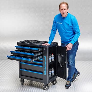 Datona Gereedschapswagen Black-Line 7 laden + 273-delige, Doe-het-zelf en Bouw, Ophalen of Verzenden, Nieuw
