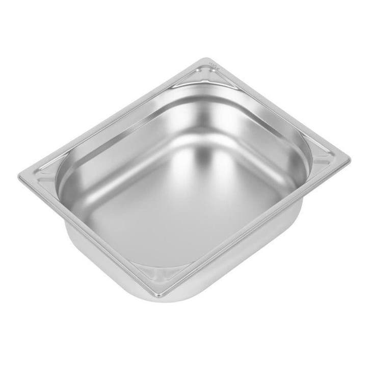 GN-Bak | RVS | 1/2 GN | Hoogte 100mm | 325x265x100(h)mm, Articles professionnels, Horeca | Équipement de cuisine, Envoi