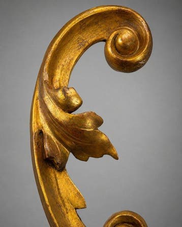 Snijwerk, Coppia di fregi ornamentali Luigi Filippo – XIX, Antiquités & Art