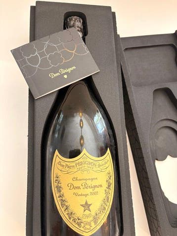 2002 Dom Pérignon - Champagne Brut - 1 Bouteille (0,75 l), Verzamelen, Nieuw