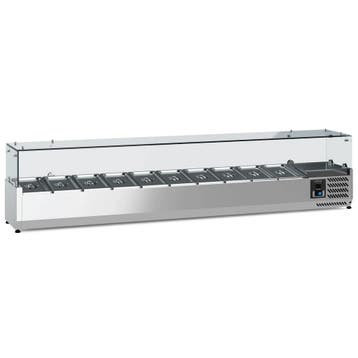 Opzetkoelvitrine | 10x 1/4 GN | +2°C/+8°C |, Verzenden, Nieuw in verpakking