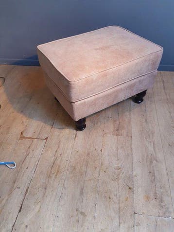 Ottoman - Cuir synthétique - tabouret