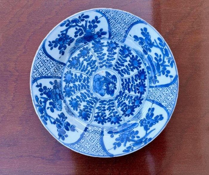 Kangxi-gerechten - Plaque (3) - Porselein, Antiek en Kunst, Antiek | Overige Antiek