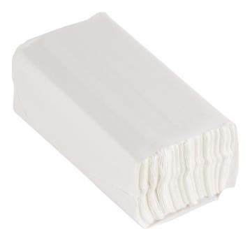 C-gevouwen handdoeken wit | 2 laags | 15 stuks | 23x9cm, Verzenden, Nieuw in verpakking