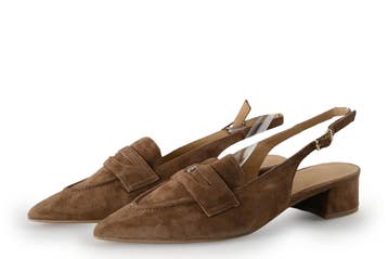 Manfield Ballerinas in maat 39 Bruin, Kleding | Dames, Bruin, Verzenden, Ballerina's, Zo goed als nieuw
