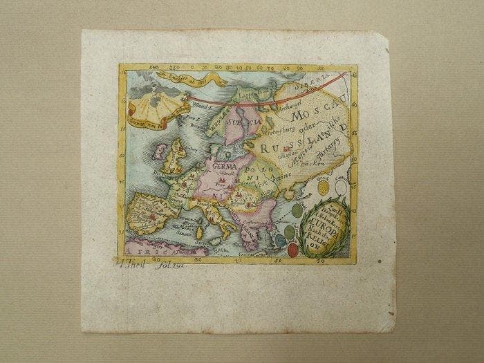 Europa - Landen; Anselmo Desing - Zur II Hauptkarte Europa -, Boeken, Atlassen en Landkaarten