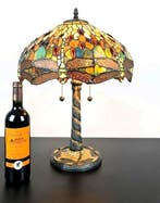 Lampe de table - Tiffany style - dragonfly - Verre - Style