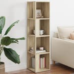 vidaXL Hoekkast 33x33x132 cm bewerkt hout sonoma, Huis en Inrichting, Verzenden, Nieuw